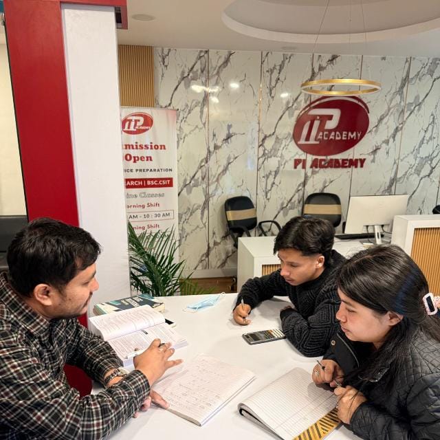 Students learning at Pi Academy